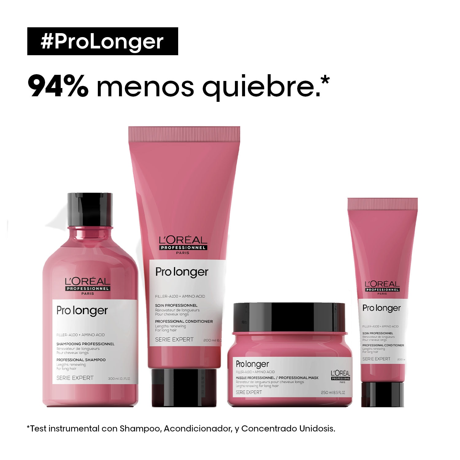 CREMA PARA PEINAR PRO LONGER (CREMA 10 EN 1 PARA CABELLO LARGO CON PUNTAS ADELGAZADAS)